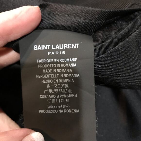 Saint Laurent Black Blazer Tailored Suit Jacket - Picture 13 of 15